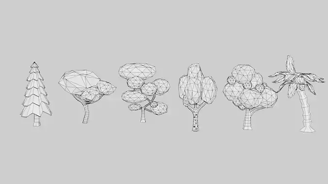 Low Poly Trees Pack 