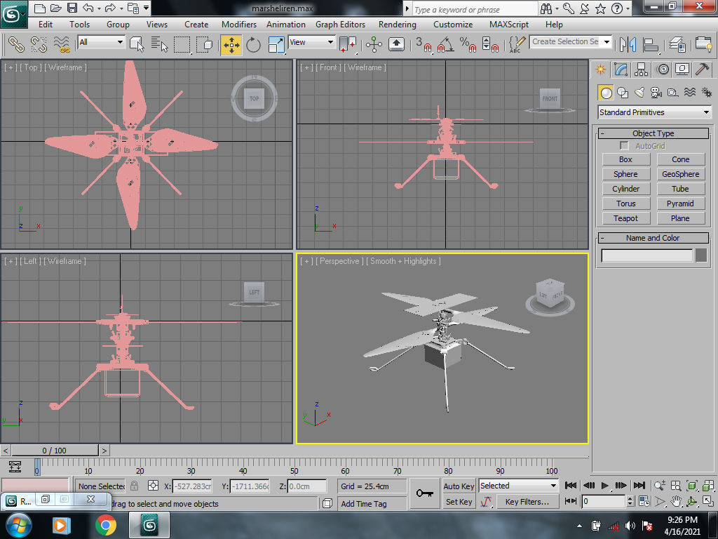 Mars Helicopter Ingenuity 3D model_19