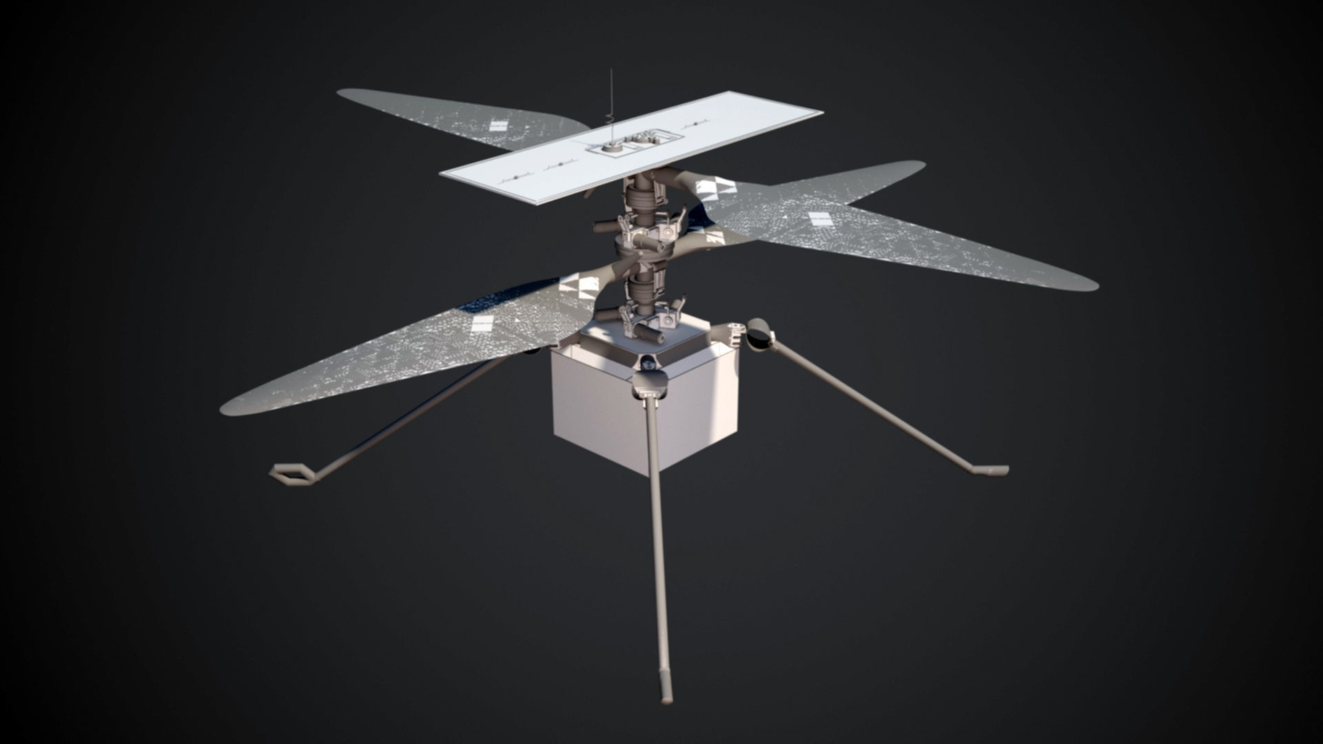 Mars Helicopter Ingenuity 3D model_20