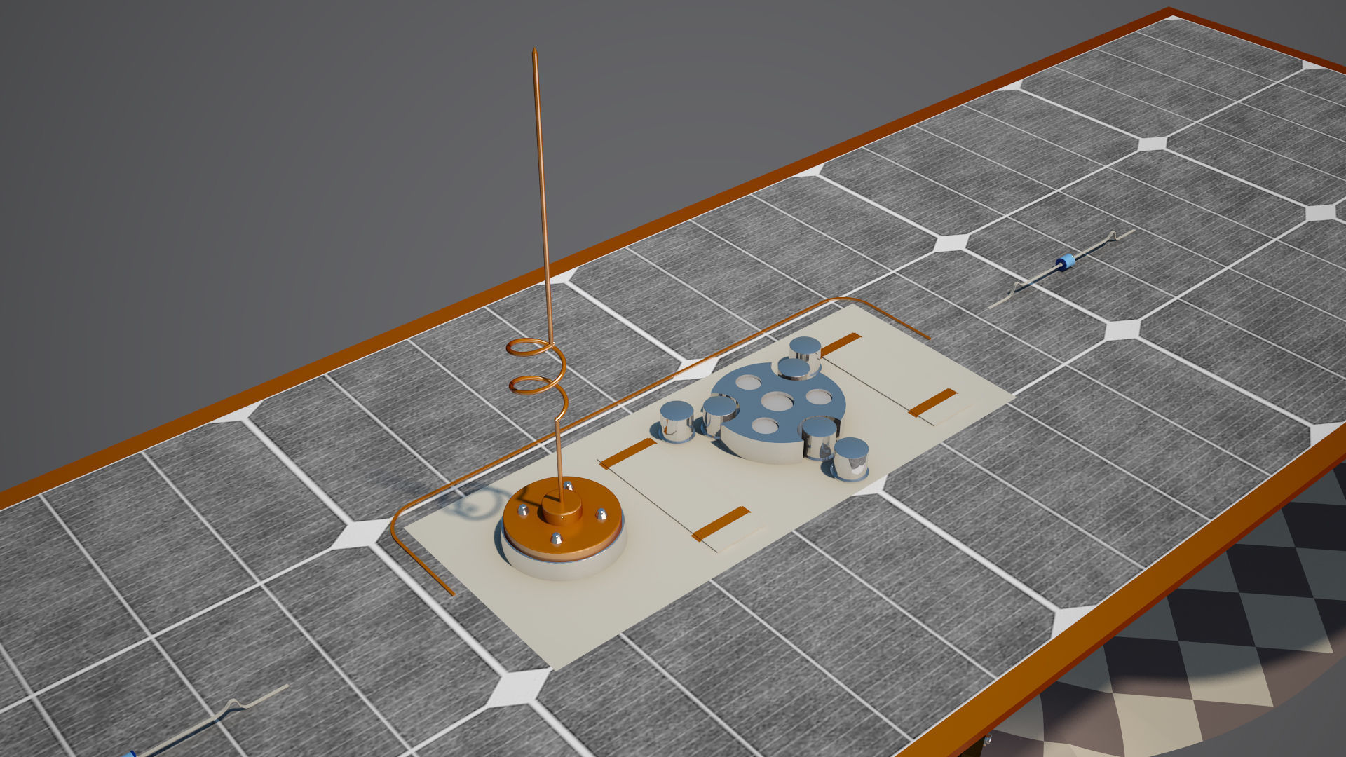 Mars Helicopter Ingenuity 3D model_15
