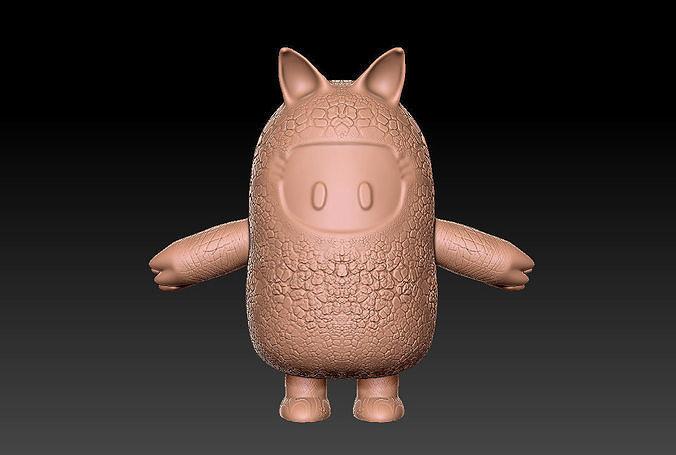 female fall guy 3D print model
