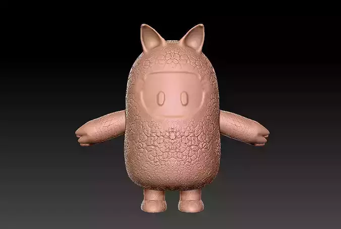 female fall guy 3D print model