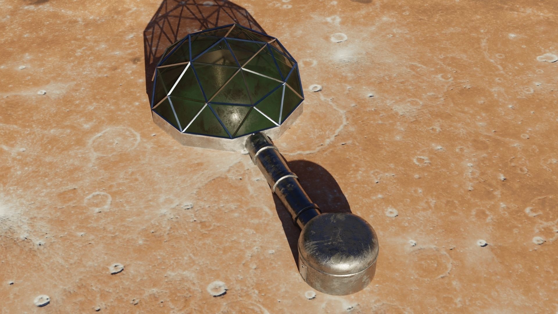 Moon Mars base 3D Model Collection_8