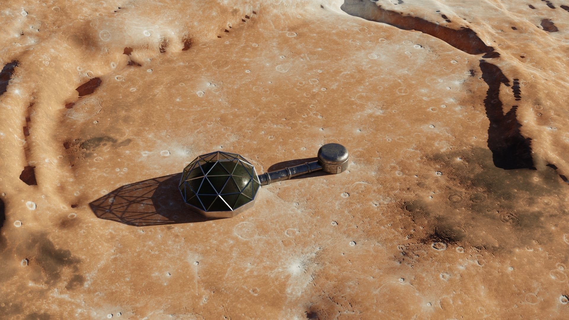 Moon Mars base 3D Model Collection_12