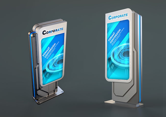 PROMOTIONAL SIGNAGE 3D MODEL 3D model