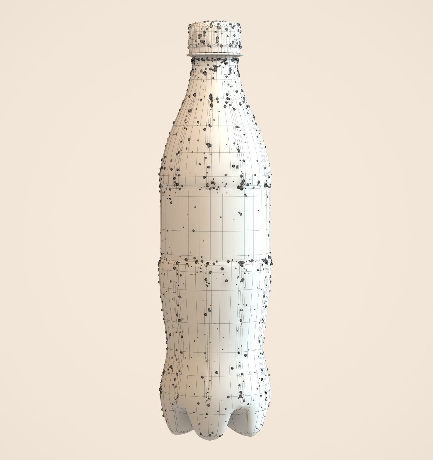 Coca-Cola bottle 500ml 3D model_4