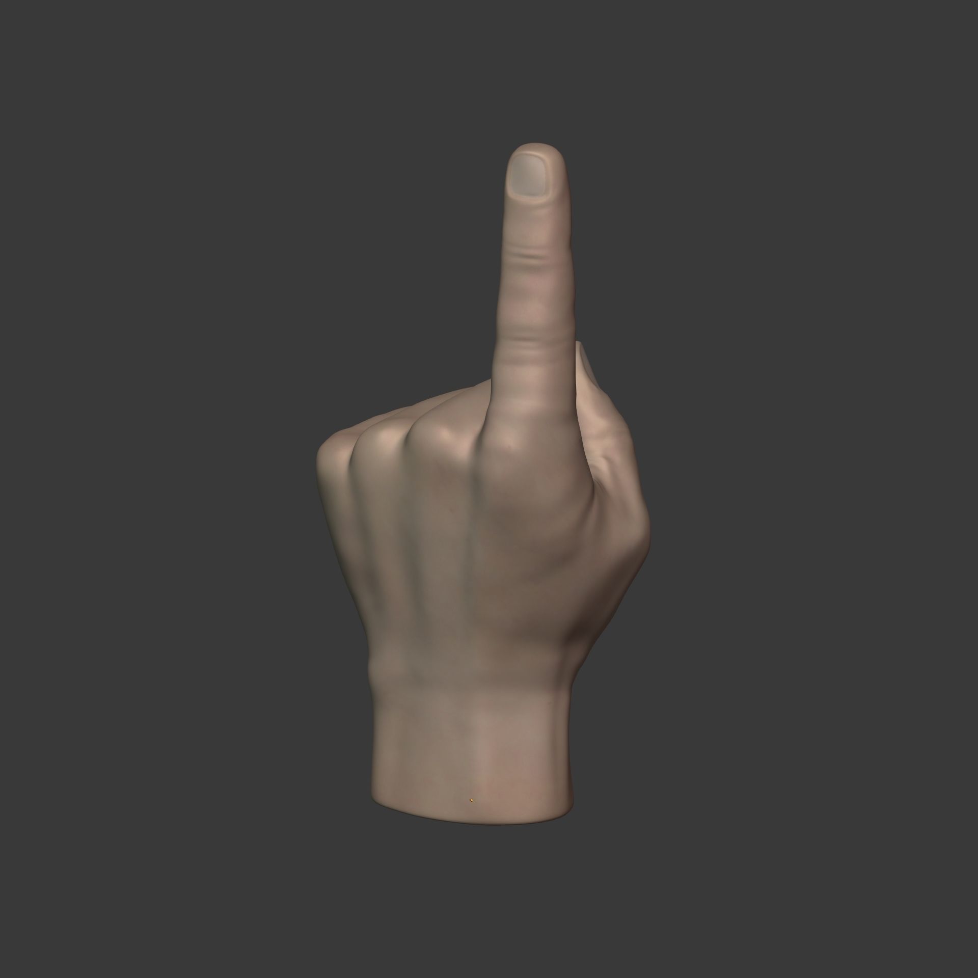 Direction Hand Low-poly 3D model_14