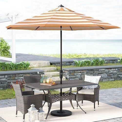 Market Umbrella - 4 Colour 3D model