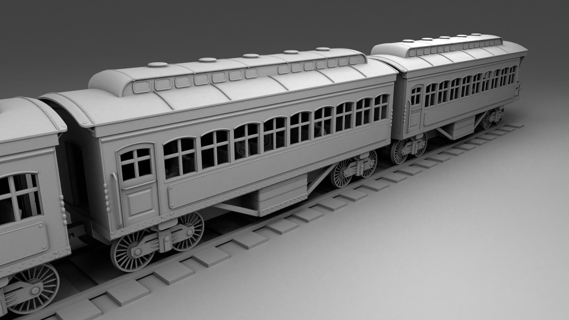 Chicago train 3D print model_3