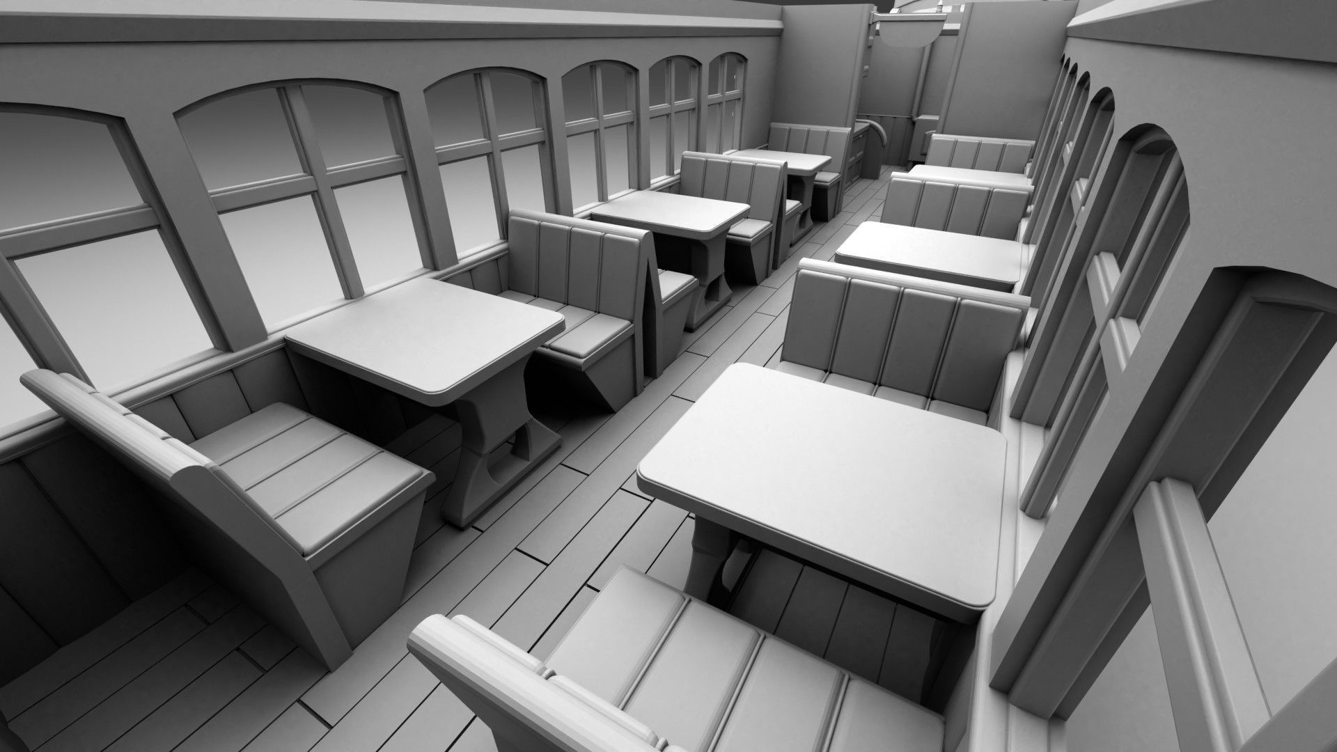 Chicago train 3D print model_6