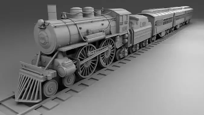 Chicago train 3D print model
