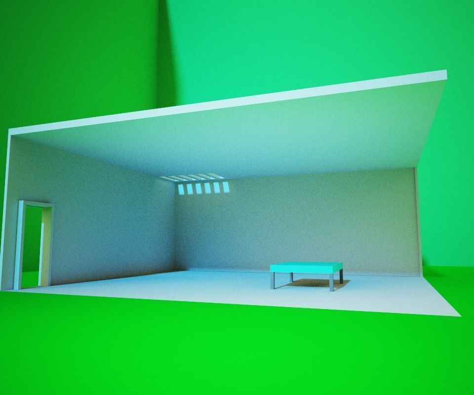 Modern House Free low-poly 3D model_5