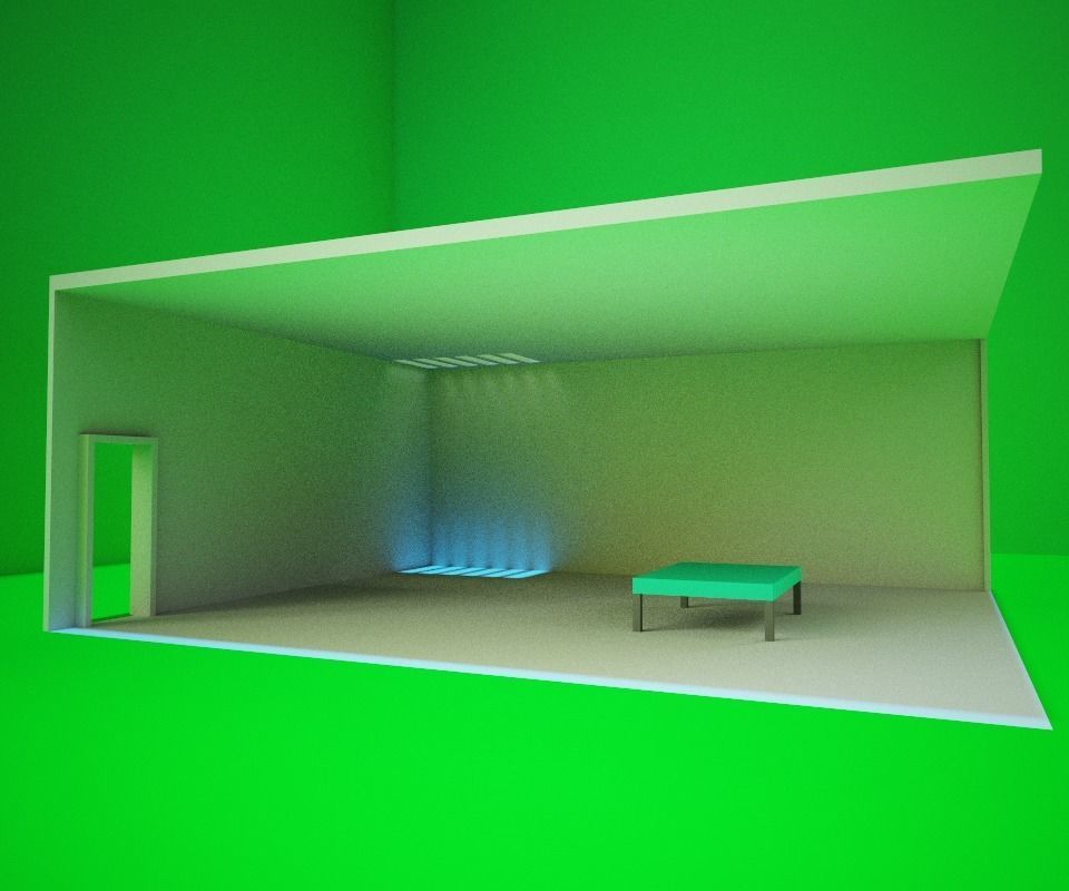 Modern House Free low-poly 3D model_3