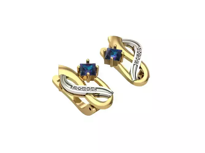 Earrings with diamonds und2287