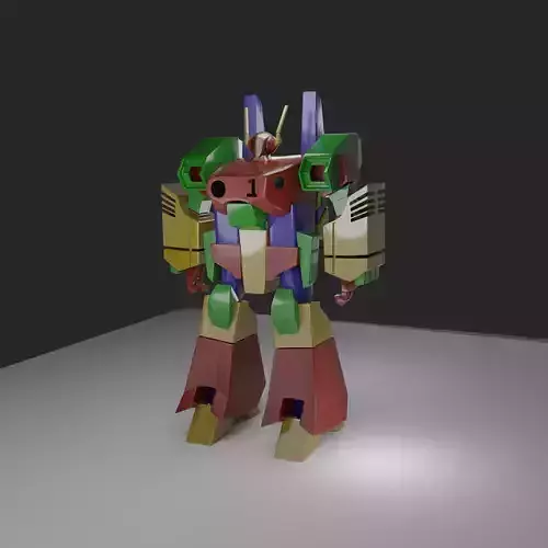 Transformers Style Robot for Blender 