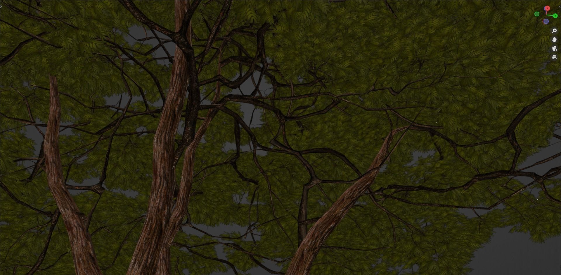 Tree 4 Lowpoly - 3D model_10