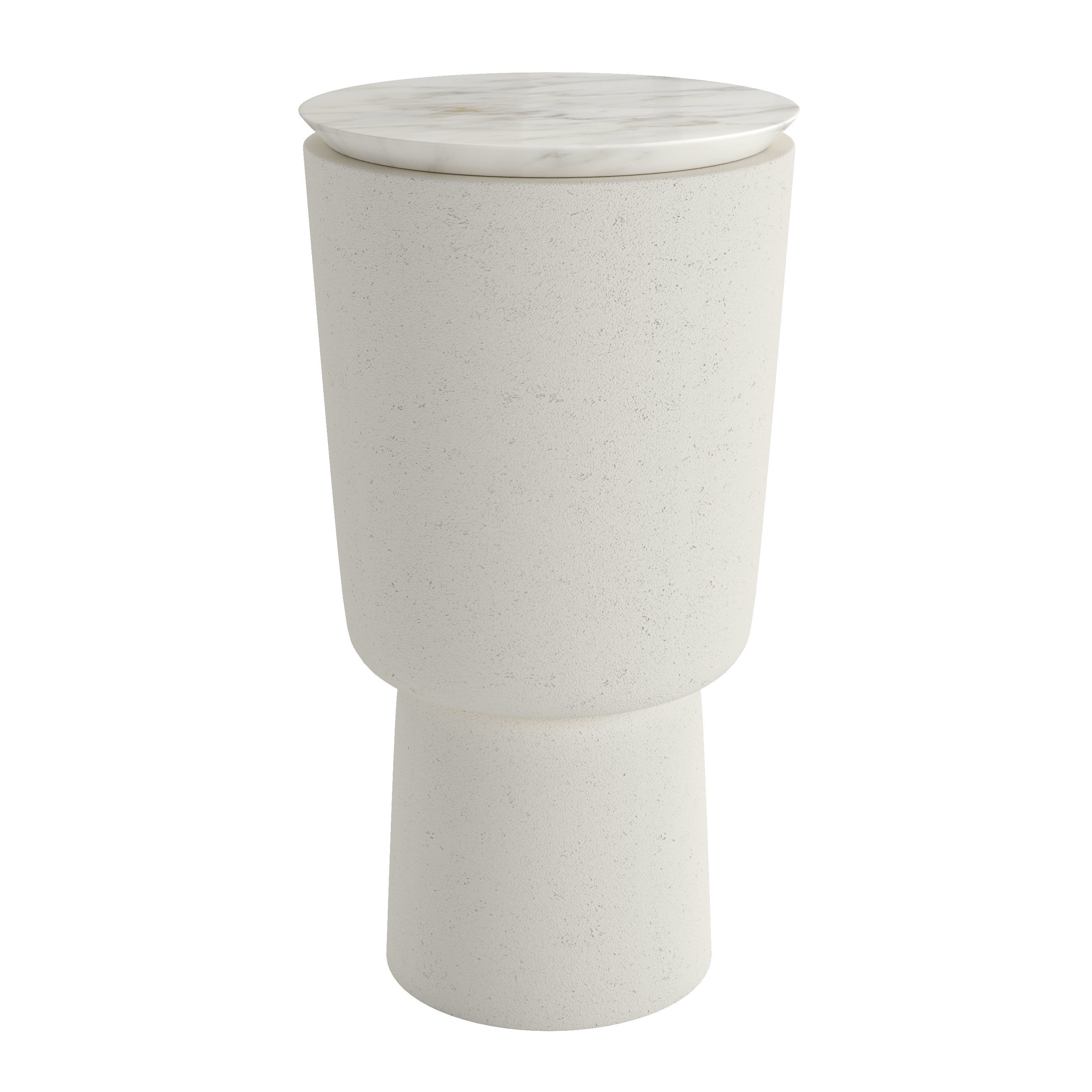 Plinth Marble tables by Alentes 3D model_1