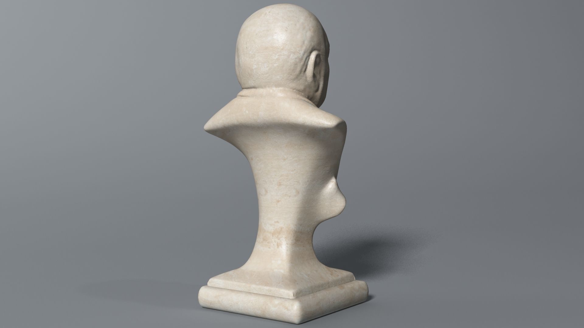 Winston Churchill Bust 3D model_2