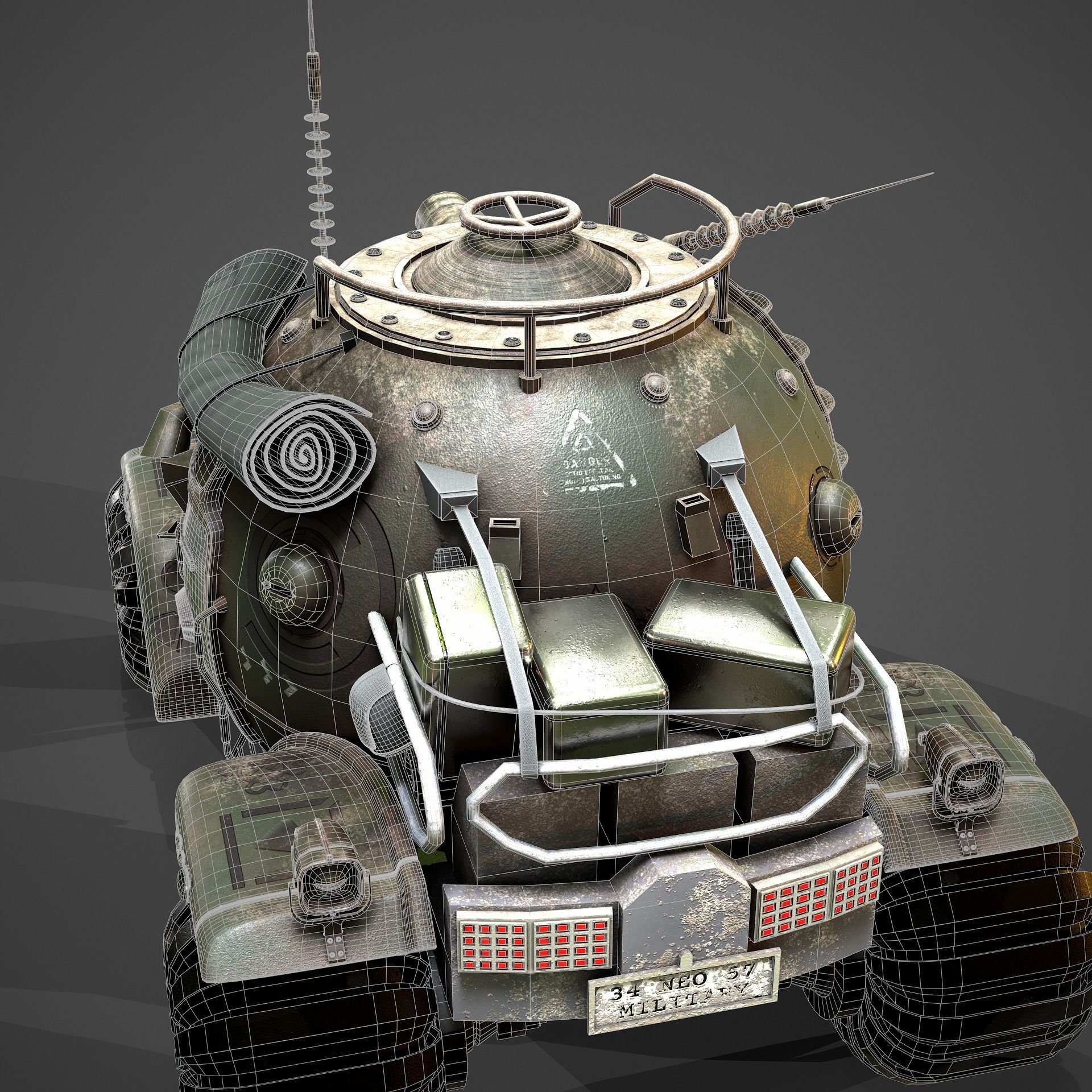 heavy armored vehicle 3D model_16