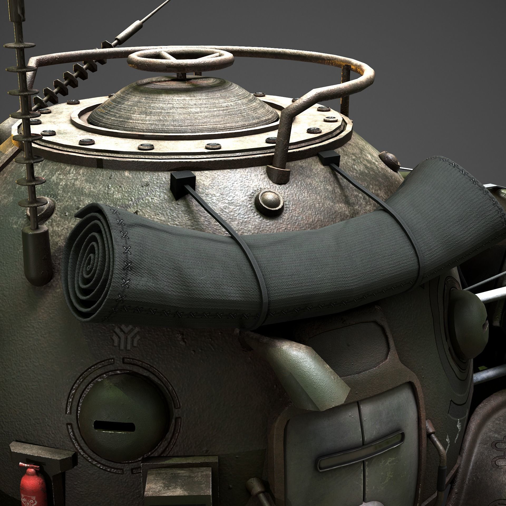 heavy armored vehicle 3D model_8