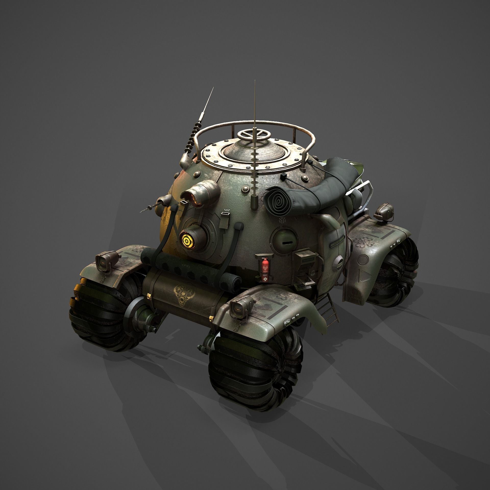 heavy armored vehicle 3D model_9