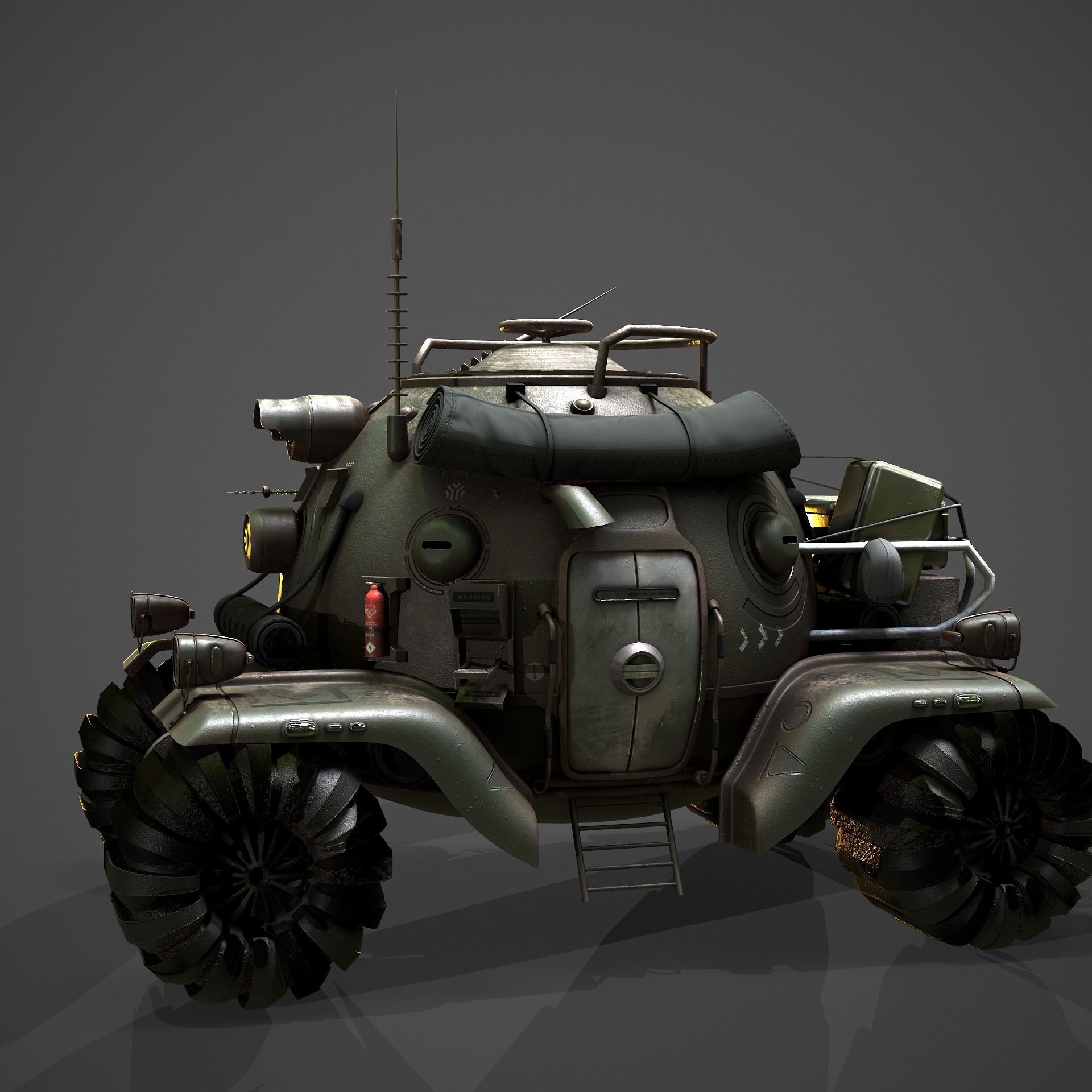 heavy armored vehicle 3D model_2