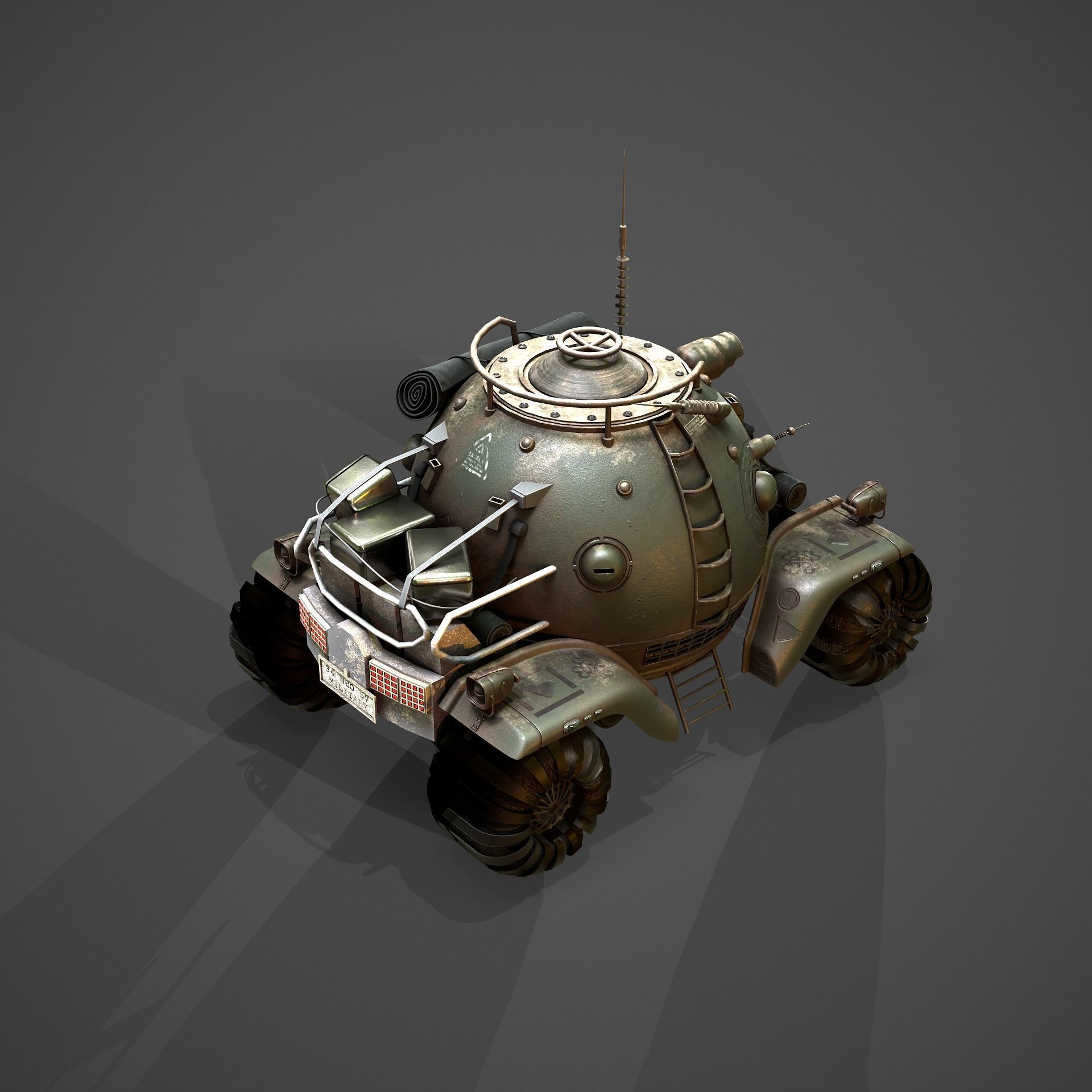 heavy armored vehicle 3D model_11