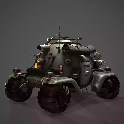 heavy armored vehicle 3D model