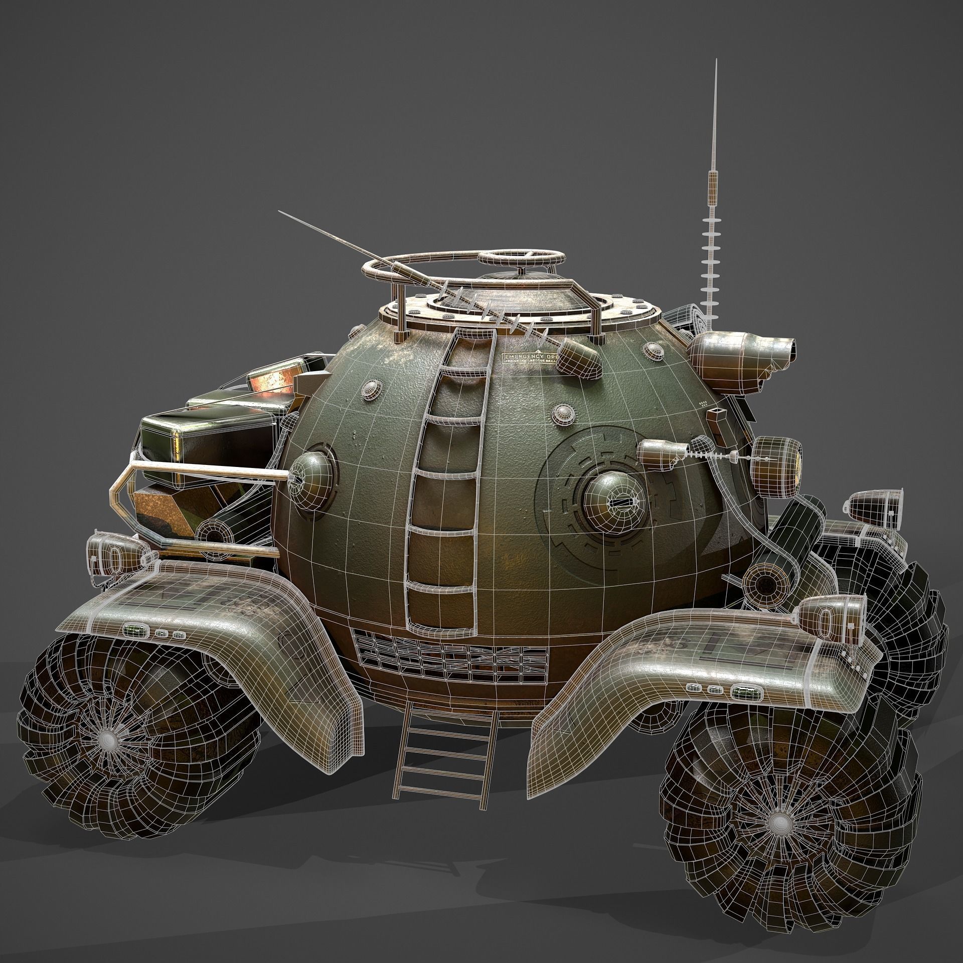 heavy armored vehicle 3D model_17