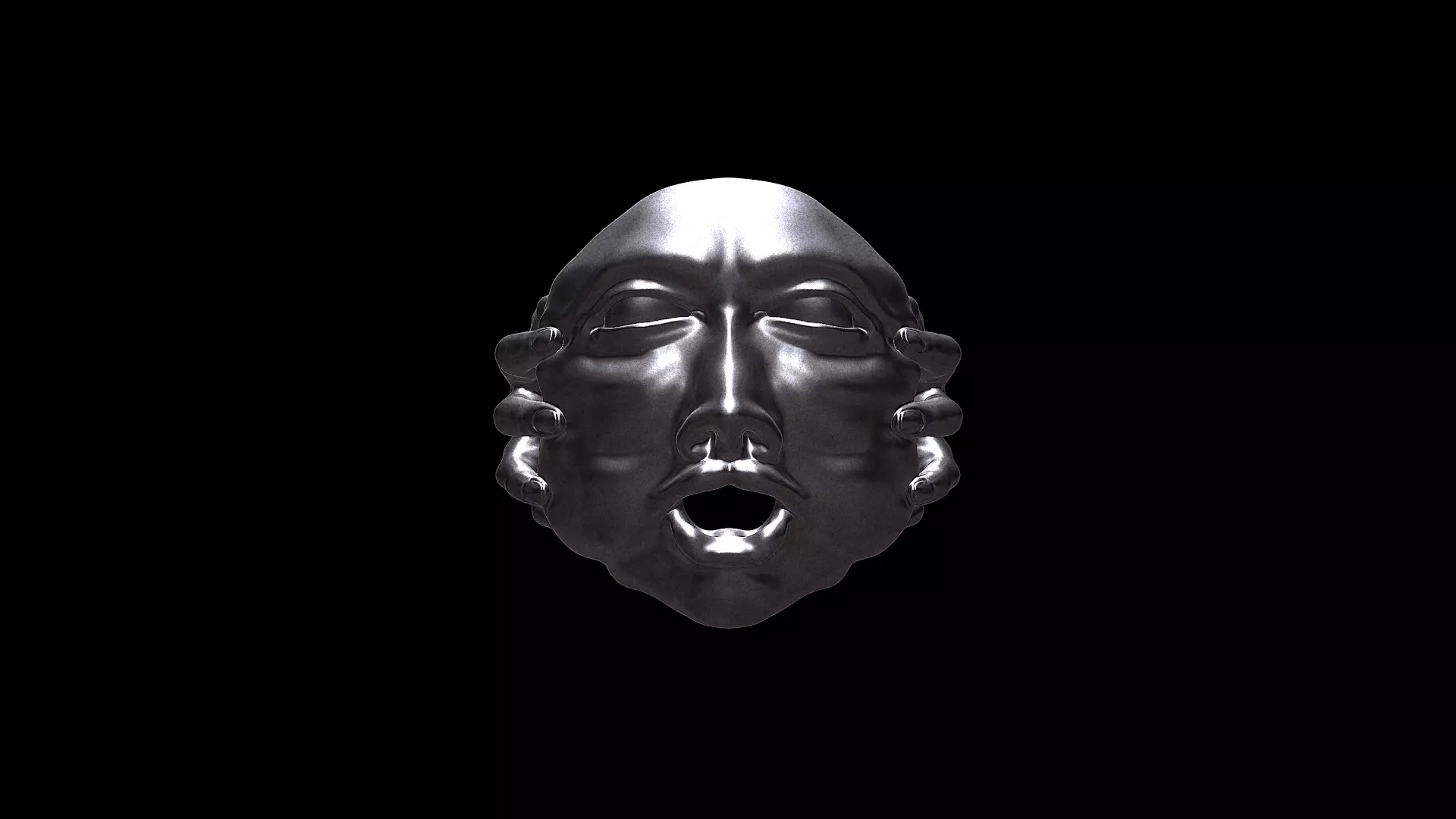 Gluttony Ring  3D print model_0