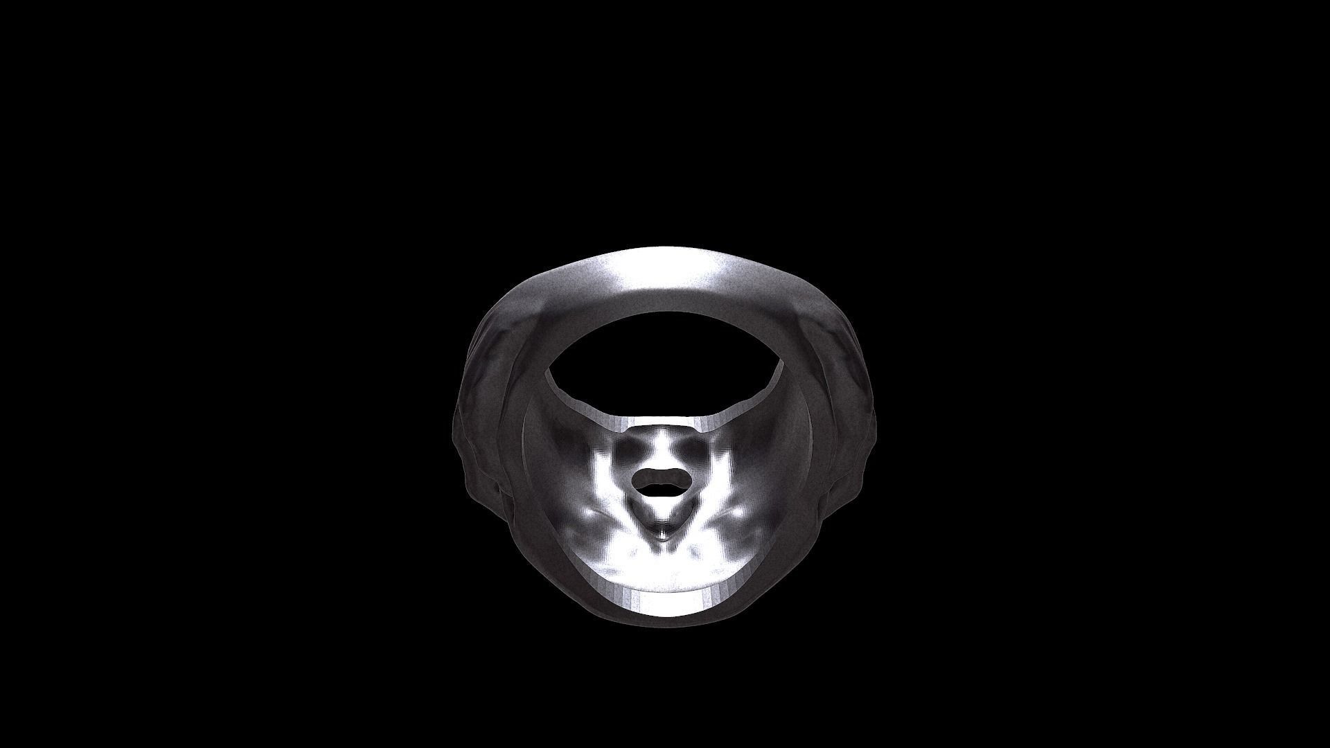Gluttony Ring  3D print model_8