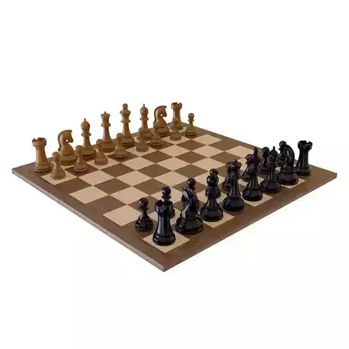  Chess set wooden