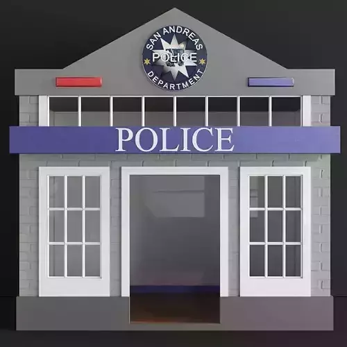 Children playhouse Police department for kids