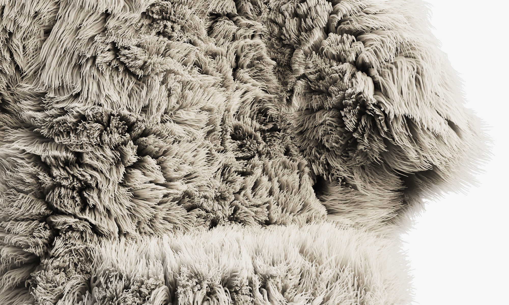 Joybird Lyle Leather Ottoman 3D model_2