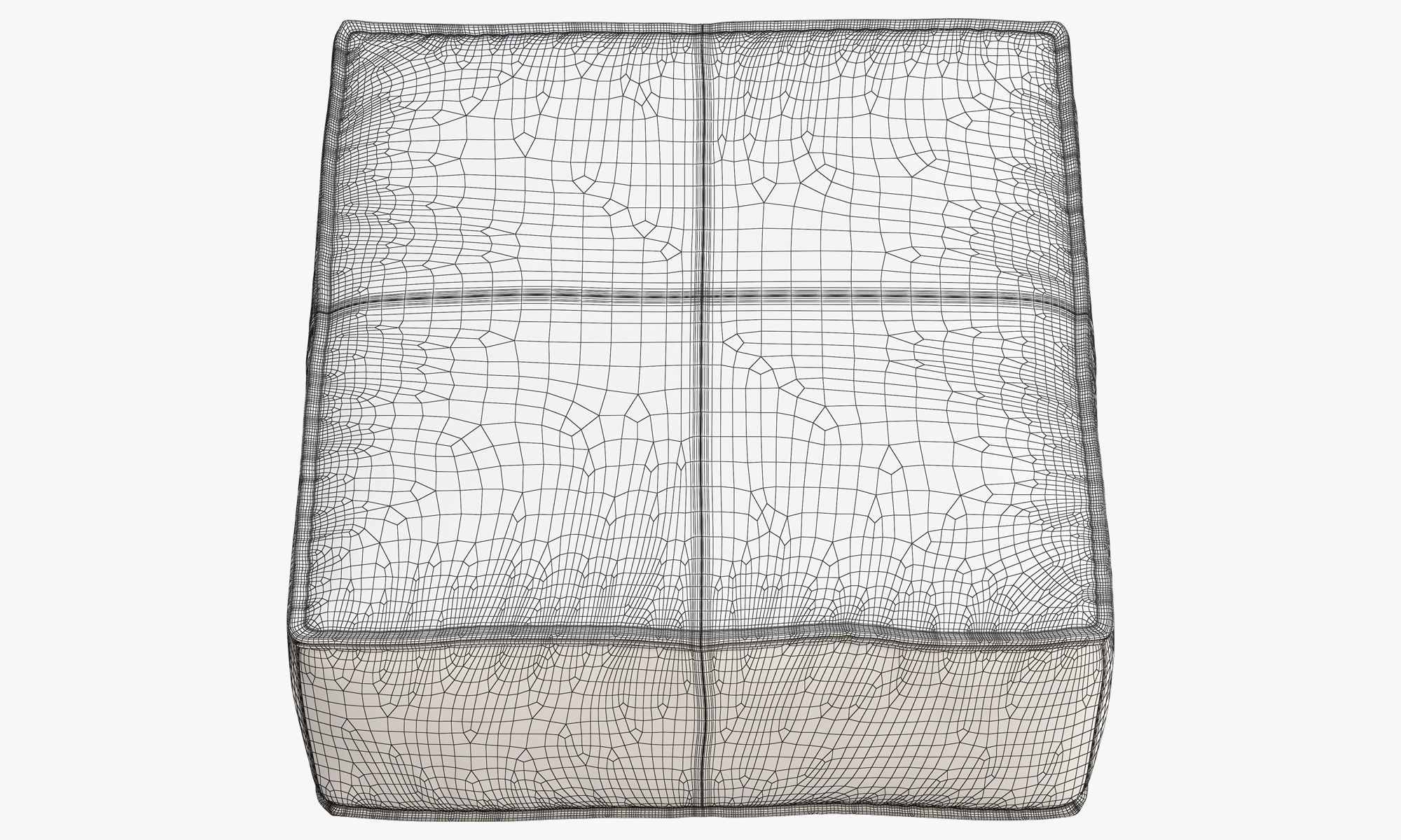 Joybird Lyle Leather Ottoman 3D model_28