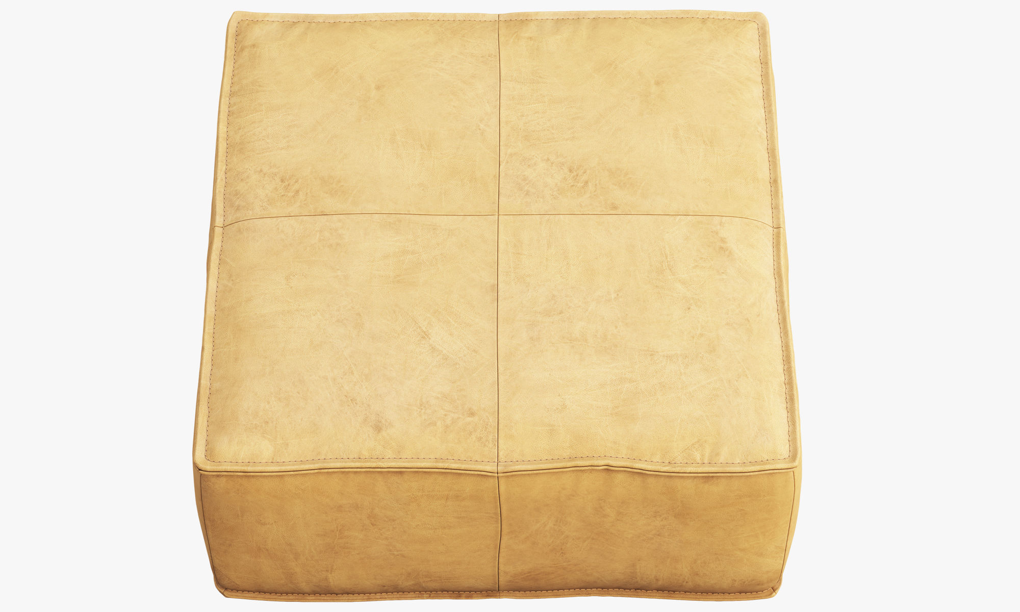 Joybird Lyle Leather Ottoman 3D model_24