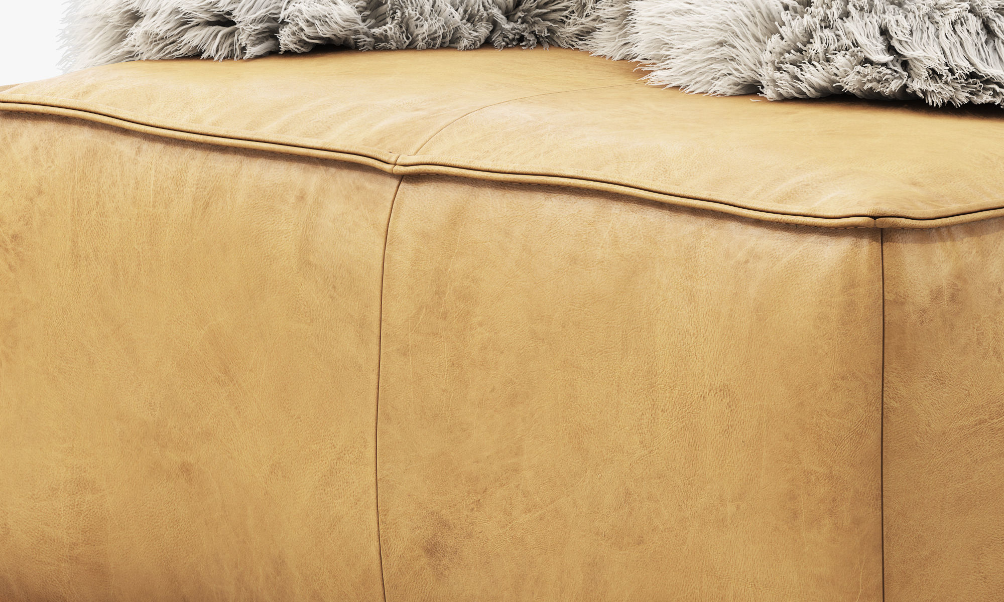 Joybird Lyle Leather Ottoman 3D model_17