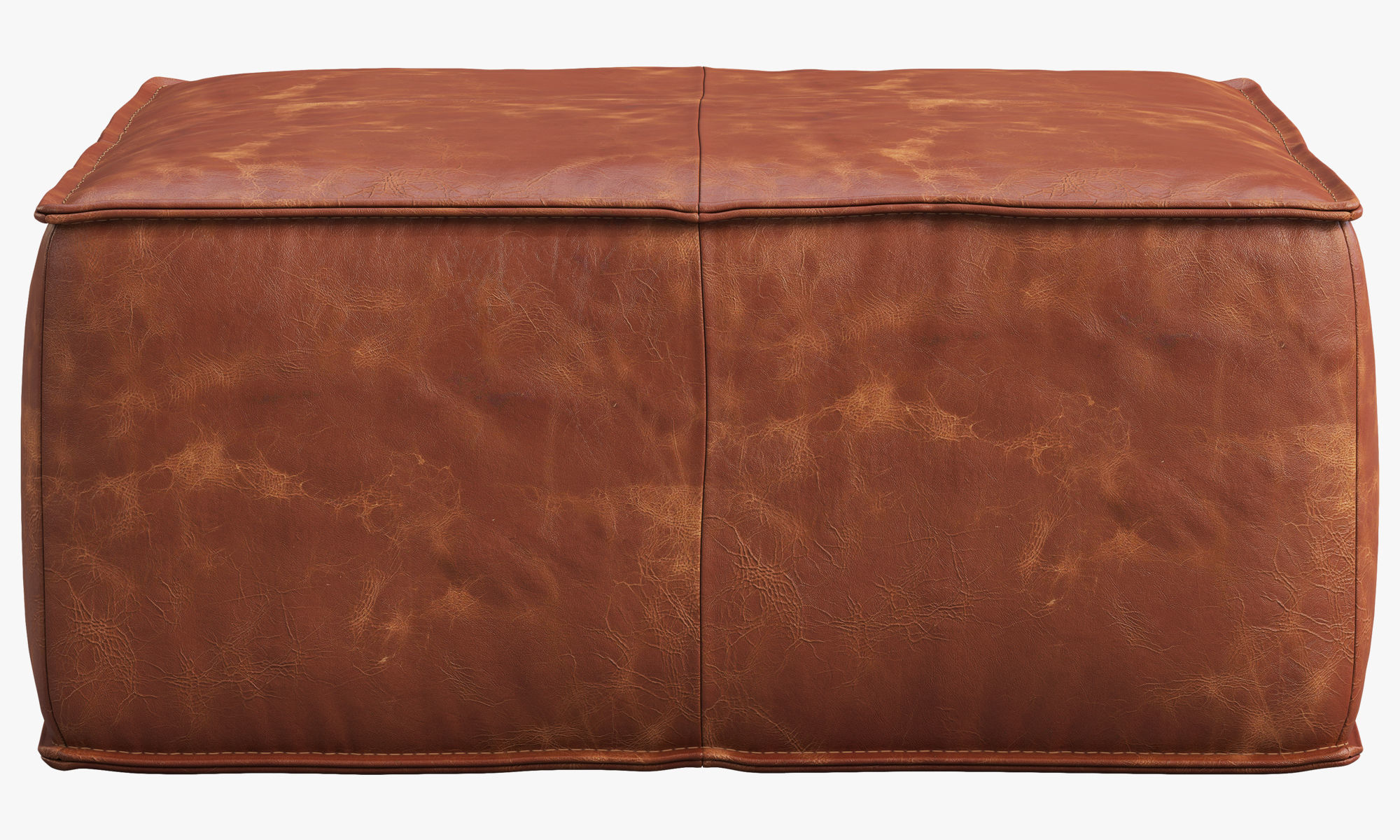 Joybird Lyle Leather Ottoman 3D model_11