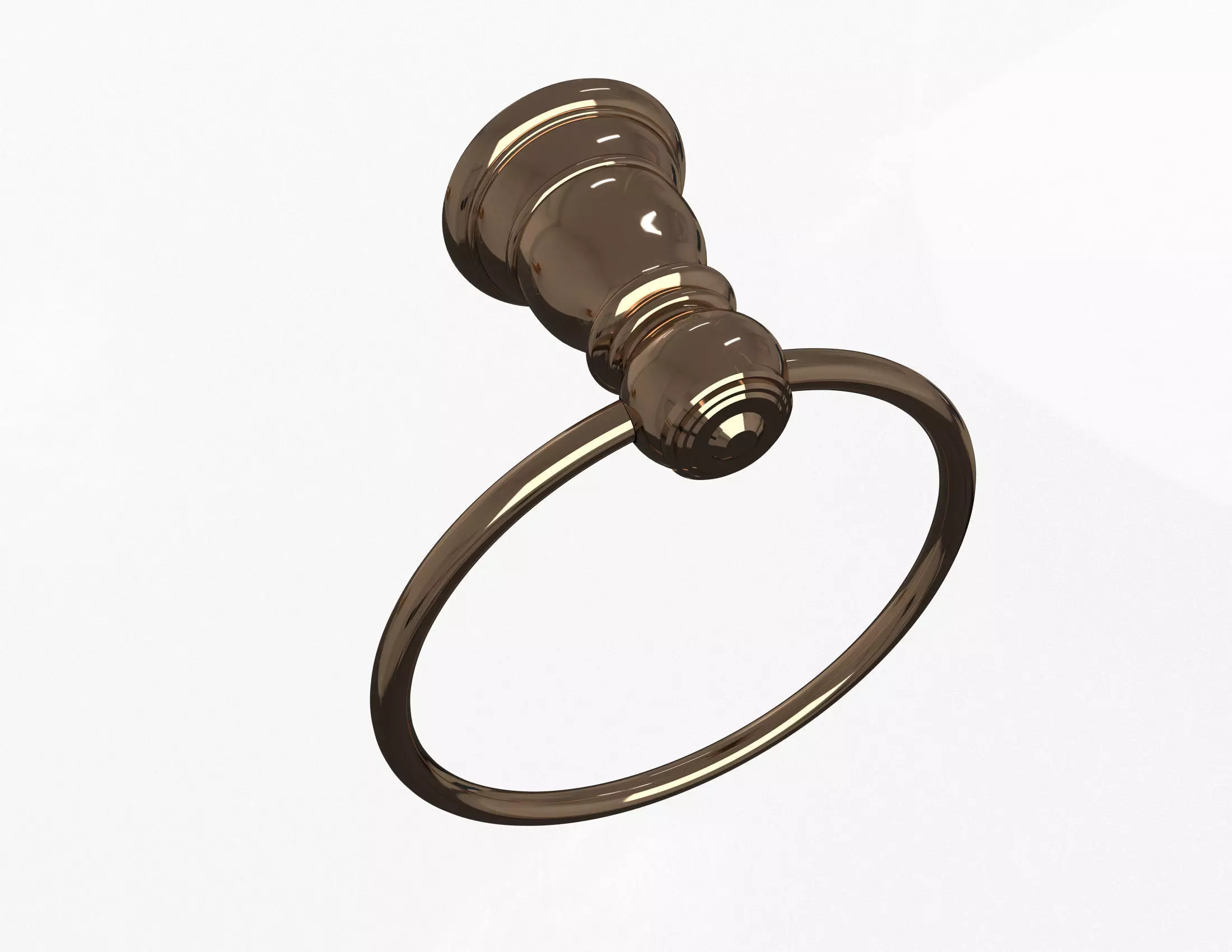 Moen Kingsley Towel Ring Low-poly 3D model