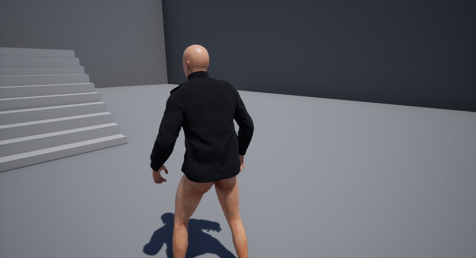 Tactical jacket Low-poly 3D model_13