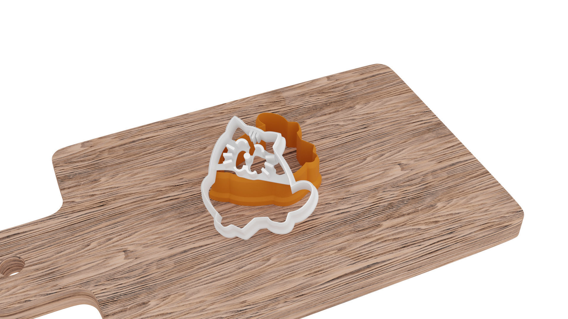 Cute kitty cat 3D printer mold 2 in 1 kitty 3D print model_4