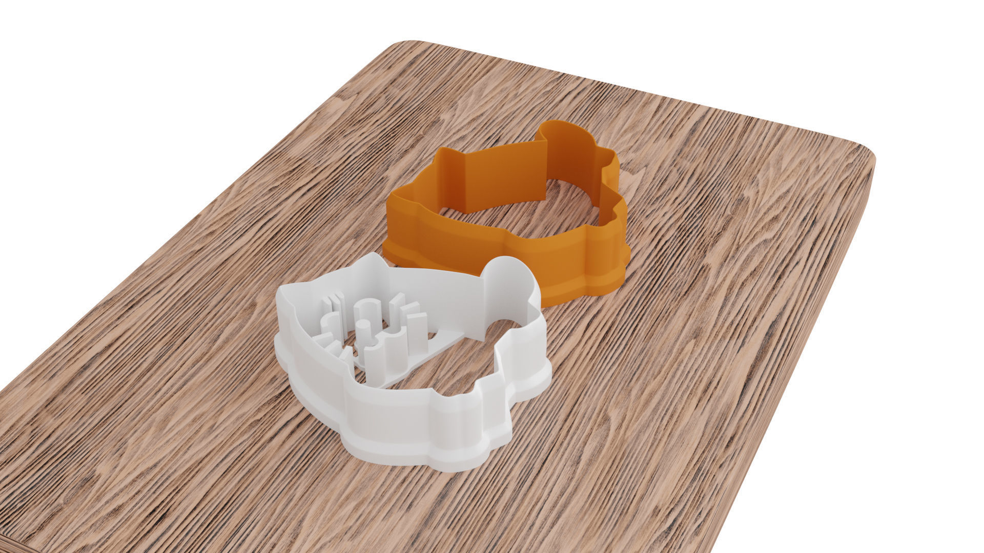 Cute kitty cat 3D printer mold 2 in 1 kitty 3D print model_5