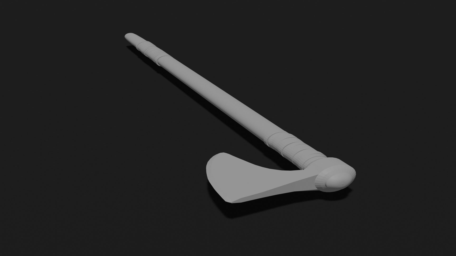Viking Axe 4 Low-poly 3D model_6