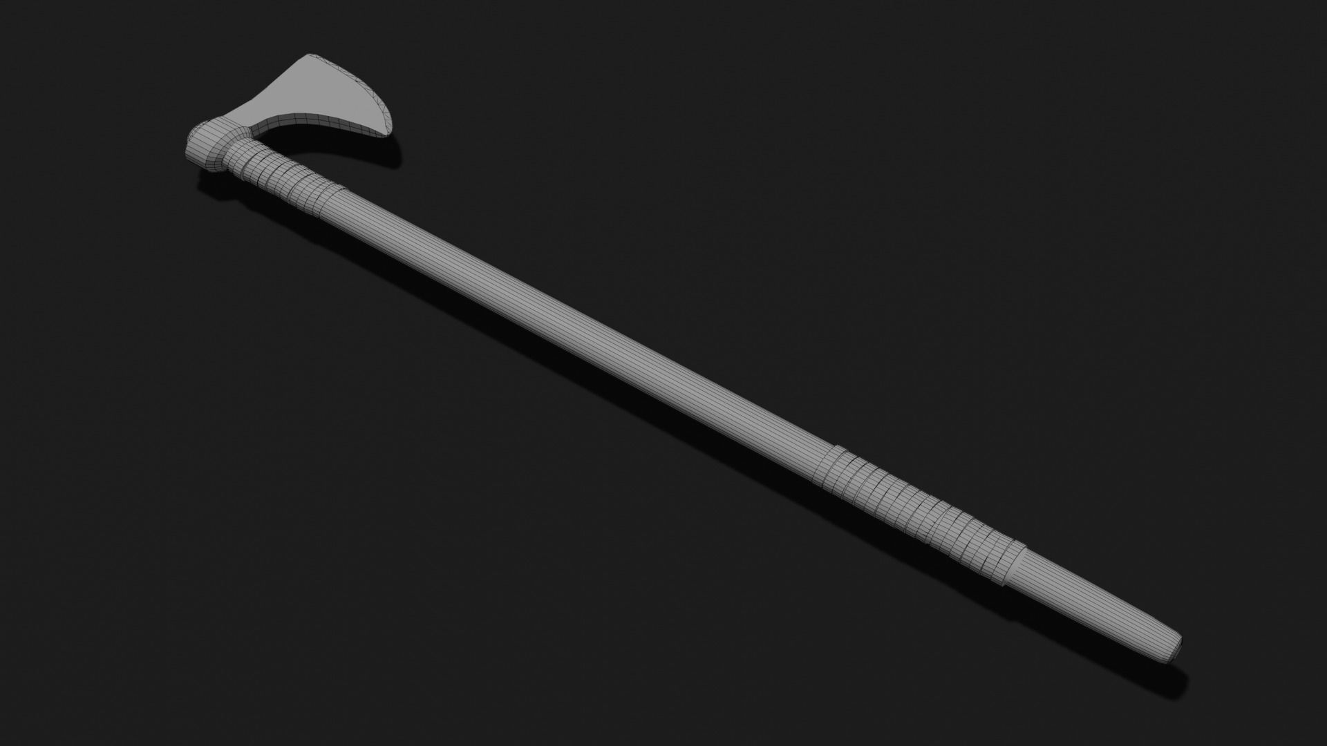 Viking Axe 4 Low-poly 3D model_1