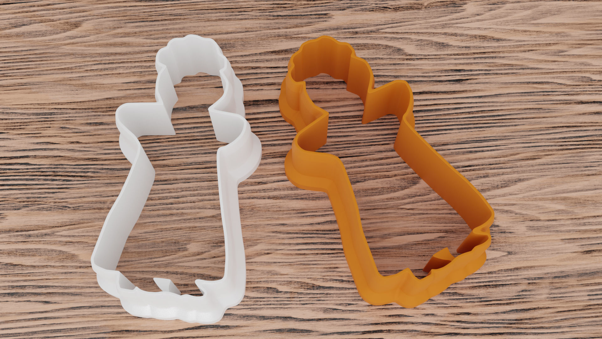 Cute little man molds for a 3D printer 3D print model_6