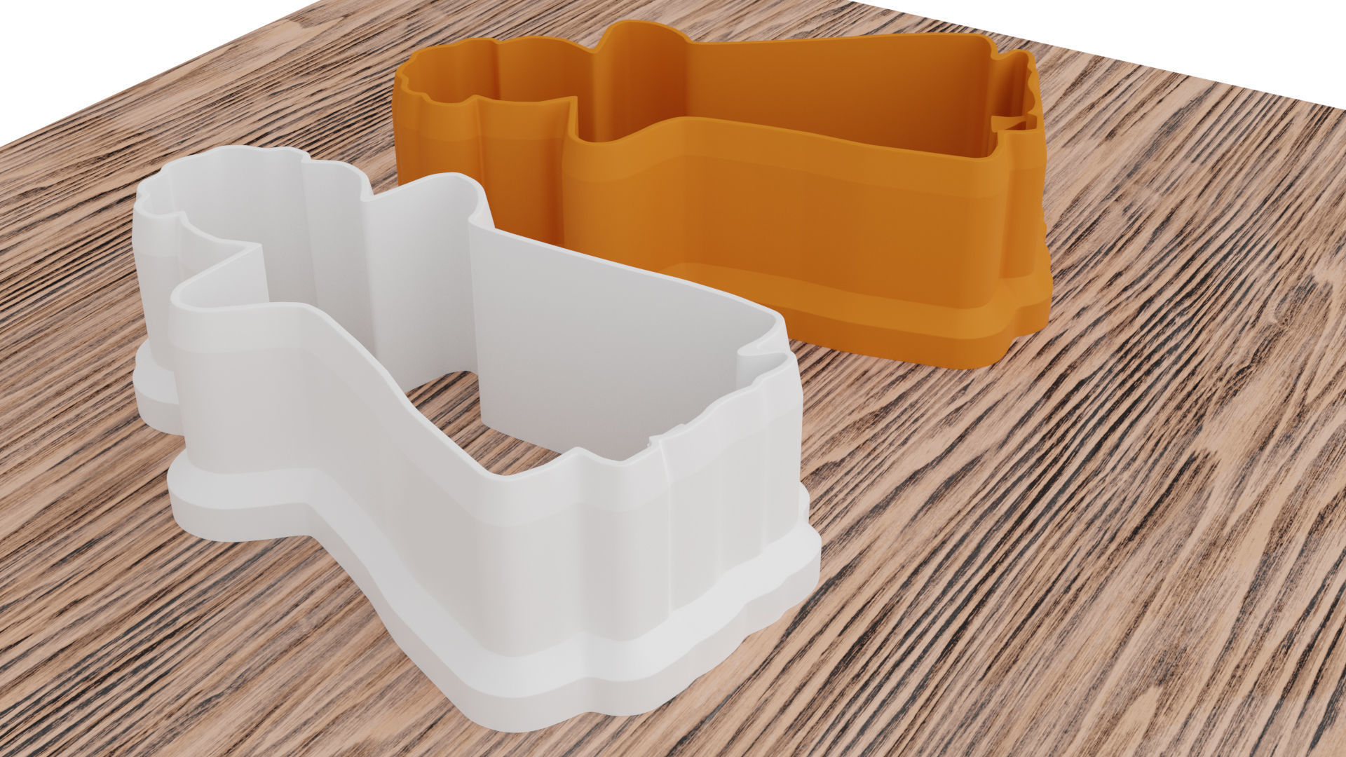 Cute little man molds for a 3D printer 3D print model_7