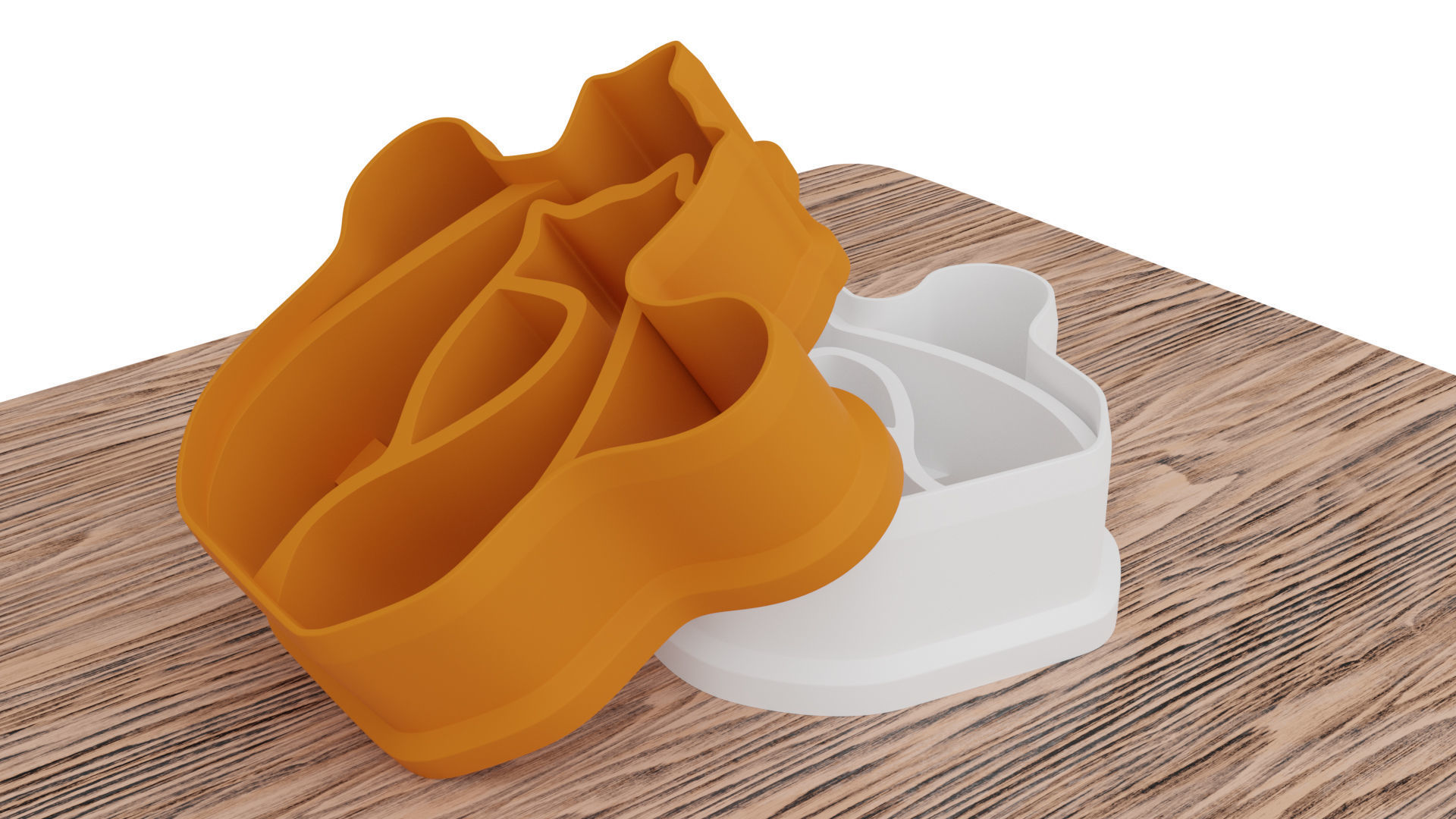 Two kittens in love for the 3D printer 3D print model_6