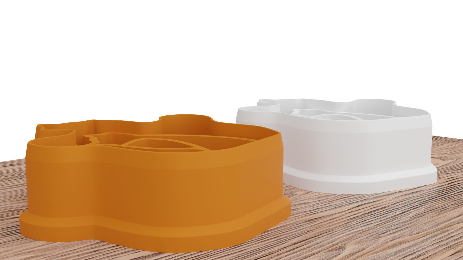 Two kittens in love for the 3D printer 3D print model_1