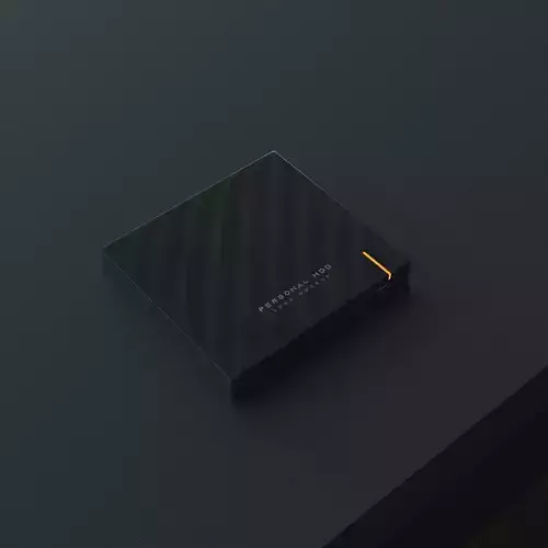 Hard Disk 3D Model 