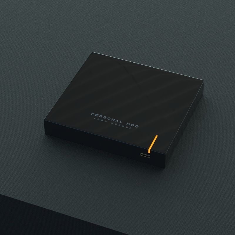 Hard Disk 3D Model  3D model_4